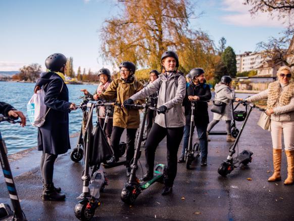 Zürich Plus 2021: Meet in Zug, E-Scooter-Tour