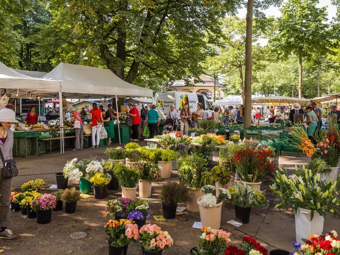 Wochenmarkt Bürkliplatz